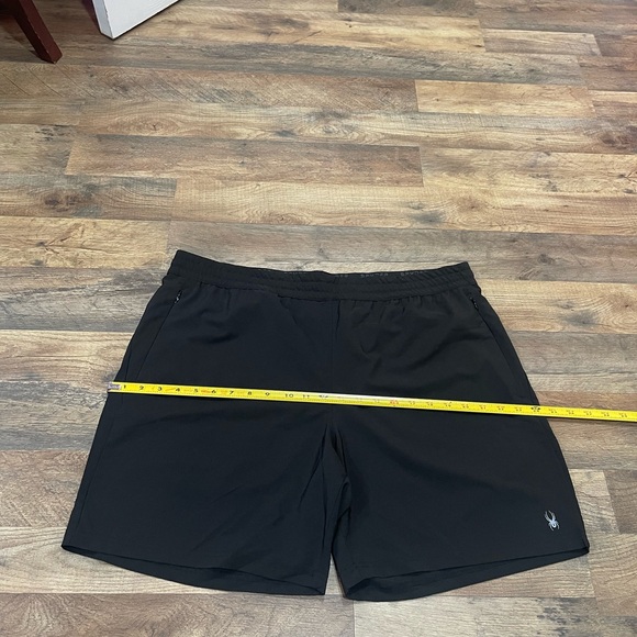 Spyder Black Athletic Shorts Lightweight Elastic Waist - Picture 7 of 12